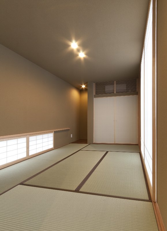 ベージュのインテリア和室