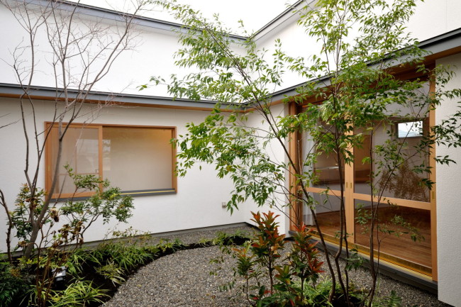 コートハウスの中庭