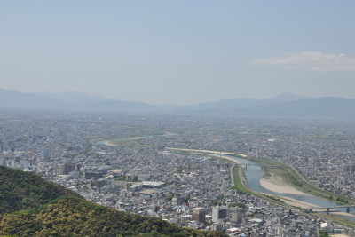 金華山展望台からの眺め