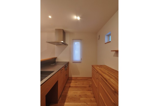 オーク材のオーダーキッチン