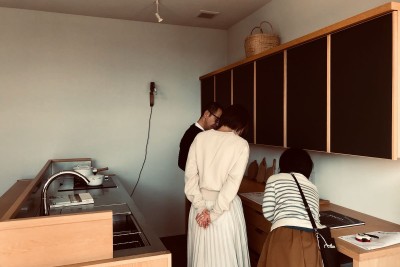 オーダーキッチン打ち合わせ